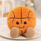 Sports Plush Ball Set - Adorable Stuffed Football, Basketball & Baseball Pillow Toys