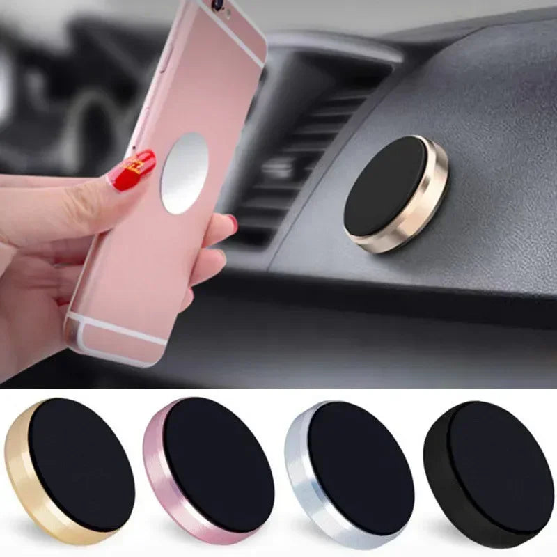 Mini soporte magnético para teléfono en el salpicadero del coche: soporte magnético universal para teléfonos inteligentes