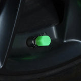 Glow-in-the-Dark Tire Valve Caps – Fluorescent Caps for Cars, Motorcycles & Bicycles