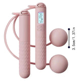 Smart Ropeless Jump Rope with Counter and Weighted Handles