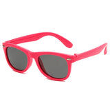 Gafas de sol clásicas de silicona para niños: protección UV400 para niños y niñas