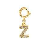 Custom Gold Initial Letter Bracelet for Women - Personalized Name Cuban Chain