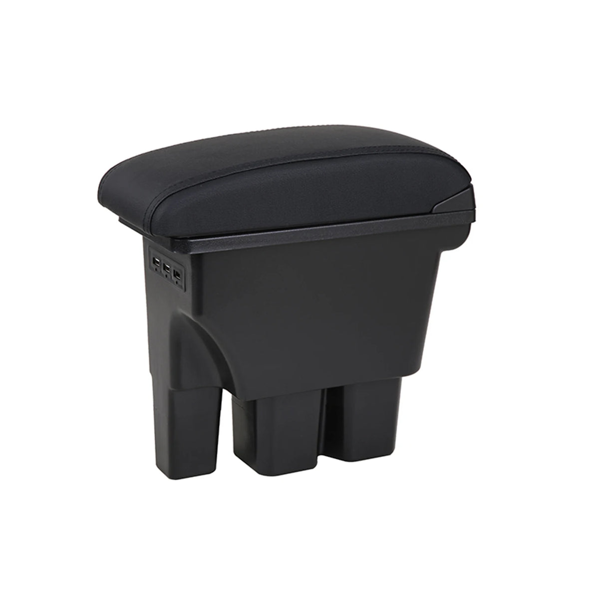 Suzuki Jimny Center Console Armrest Box with USB Ports (2019-2024) – Leather & ABS Storage Organizer