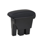 Suzuki Jimny Center Console Armrest Box with USB Ports (2019-2024) – Leather & ABS Storage Organizer