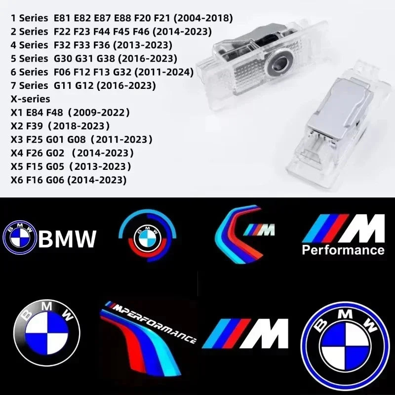 LED Car Door Lights – High Brightness Door Step Projector Shadow Light for All Vehicles