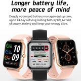 2.01” Bluetooth Smartwatch with Fitness Tracker, Heart Rate Monitor & HD Call for Android & iOS