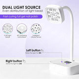 Portable UV LED Nail Lamp – Rechargeable Gel Nail Dryer with Timer & Flexible Neck