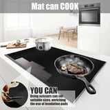 Induction Cooker Silicone Cover Mat – Heat-Resistant, Non-Slip Pad for Induction Cooktop Protection