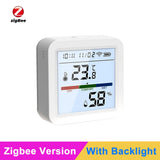 Smart WiFi & Zigbee Temperature Humidity Sensor – Works with Alexa & Google Home