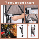 Lightweight Folding Pet Stroller – Travel in Comfort & Style