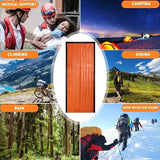 Saco de dormir de emergencia ultraligero e impermeable | Manta térmica de supervivencia Mylar para acampar y hacer senderismo