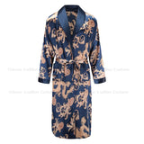 Men’s Traditional Chinese Pajama Set – Lightweight Vintage Sleepwear with Turn-Down Collar