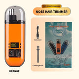 2-in-1 Electric Nose & Ear Hair Trimmer - Painless Grooming Kit for Men