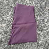 High-Waist Seamless Yoga Leggings with Back Pocket – Ankle-Length, Stretch Fit