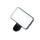Clip-On LED Selfie Ring Light - Adjustable Phone/Laptop Light for Video Calls & Photography