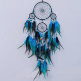 Handmade Tree of Life Dream Catcher with Feathers & Beads
