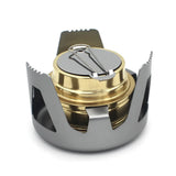 Compact Portable Alcohol Stove with Adjustable Firepower