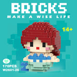 Disney & Sanrio Character Building Blocks Set - 108 Style Stitch & Hello Kitty Collection