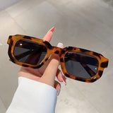 Vintage Rectangle Sunglasses – Stylish UV400 Protection for Men & Women