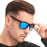 Vintage Check Pattern Polarized Sunglasses – Stylish UV400 Eyewear for Men & Women