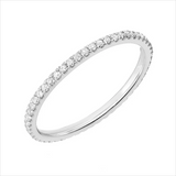 Elegant 18K Gold-Plated Stackable Eternity Ring Set – Minimalist & Timeless Jewelry