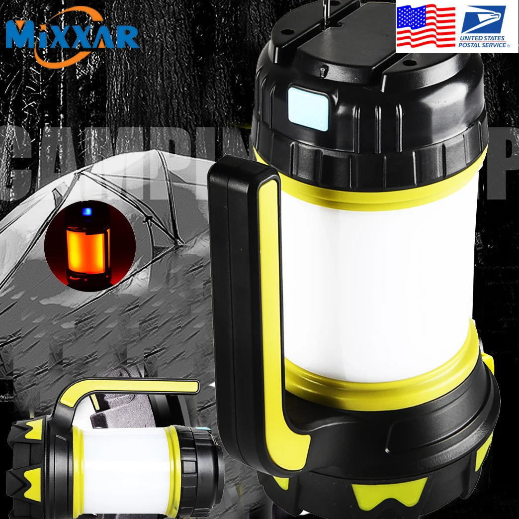 Rechargeable LED Camping Lantern with Power Bank