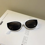 Nuevas gafas de sol con forma de ojo de gato para mujer: diseño vintage ovalado y cuadrado elíptico