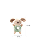 Sonajeros de peluche suaves para bebés: adorables anillos de animales para el aprendizaje temprano