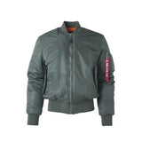 Men’s Winter Military Jacket – Thick Short Zip-Up Outerwear with Stand Collar