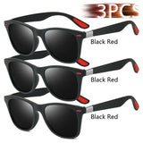 Vintage Square Unisex Sunglasses – Polarized Anti-Glare UV400 Shades for Driving & Fishing