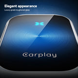 Wireless CarPlay & Android Auto Adapter with Tempered Glass Frame