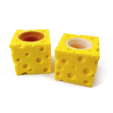 Juguete antiestrés con forma de ratón de queso: alivia el estrés y potencia la concentración, con temática de animales, certificado CE para mayores de 14 años