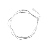 925 Sterling Silver Women's Chain Bracelet – Elegant, Lightweight & Timeless Jewelry
