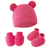 Adorable Newborn Baby Hat, Gloves & Socks Set – Perfect Gift for Infants & Photography Props