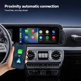 Wireless CarPlay & Android Auto Adapter with Tempered Glass Frame