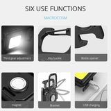 Ultra-Bright Rechargeable LED Flashlight – Waterproof, Shockproof & Multi-Function for Camping, Hiking, Emergency Use