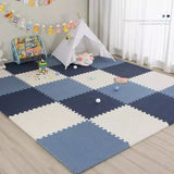 Alfombra de espuma para juegos con forma de rompecabezas para bebés: alfombra de piso suave y segura para niños