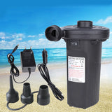 Portable Rechargeable Electric Air Pump – 12V/220V Dual Power Inflator for Car, Home, Mattress, Pool, and Boat