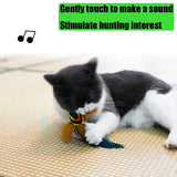 Interactive Electric Cat Toy – Squeaky Mouse with Cloth Tail for Indoor Play