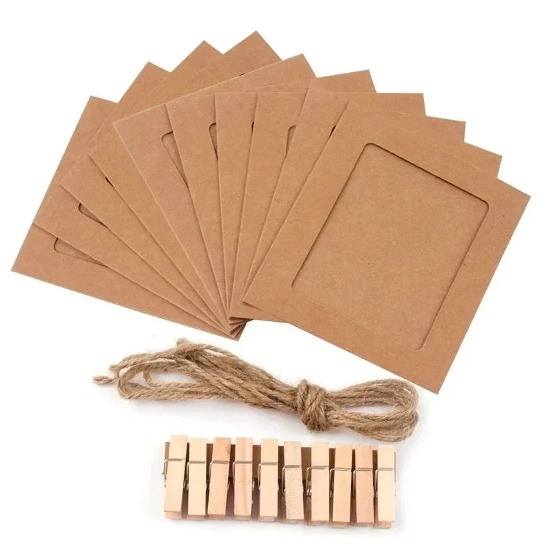 Minimalist Wooden Photo Frame – Modern Wall Art Display for Photos and Prints