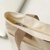 Women’s Large Capacity Canvas Tote Bag – Stylish & Practical for Work, Travel, and Shopping