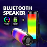Portable Bluetooth Speaker with 360° LED Light Show – Hi-Res Sound & Wireless Party Speaker