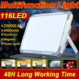 Rechargeable LED Camping Lantern with Power Bank – Waterproof, Portable Emergency Work Light