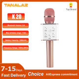 Wireless Bluetooth Karaoke Microphone with LED Lights – Portable Handheld Mic for Home Parties & KTV