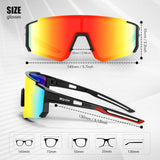 Gafas de sol para ciclismo al aire libre SCVCN: gafas deportivas para ciclismo con protección UV400 para hombres y mujeres
