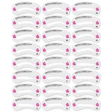 Juego de plantillas reutilizables para cejas: cejas perfectamente delineadas en minutos