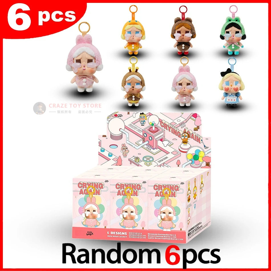 Crybaby Crying Again Series Blind Box - Cute Vinyl Doll Collectible Set