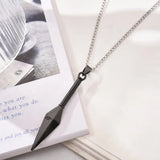 Naruto Kunai Necklace - Anime Metal Pendant Cosplay Accessory