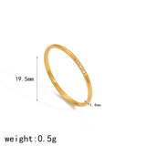 Minimalist 18K Gold Plated Stainless Steel Knuckle Ring – Tarnish-Free & Waterproof