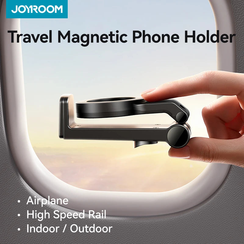 Soporte magnético para teléfono de viaje: rotación de 360° con manos libres para iPhone y Android